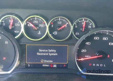 2021 Chevrolet Silverado 1500 4Wd Short Bed Custom Trail Boss z USA, uszkodzony, nr VIN 1GCPYCEF1MZ315493